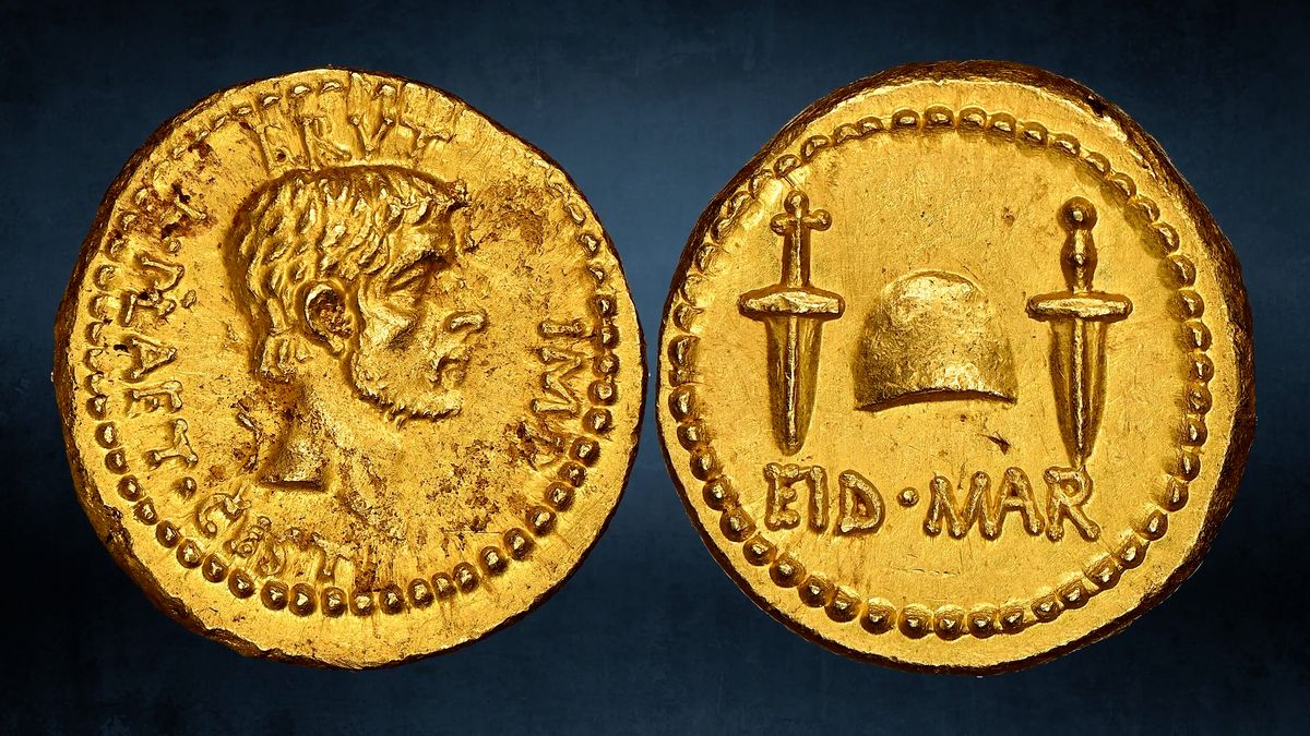 Řecko získalo nejcennější starověkou minci vyraženou po vraždě Caesara